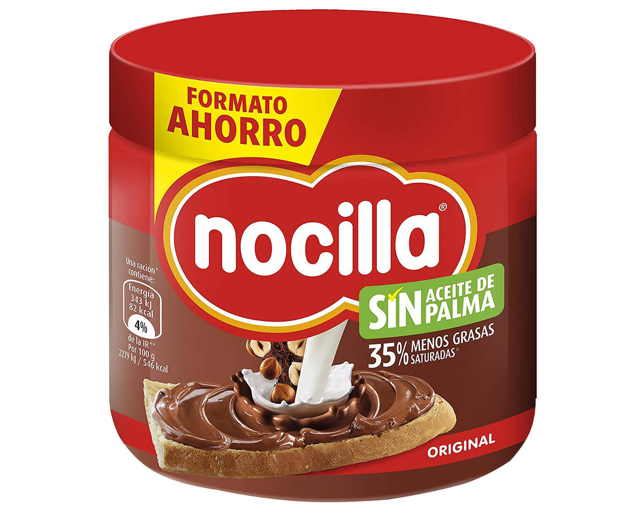 

Шоколадно-ореховая паста Nocilla Original без пальмового масла 900 г Испания