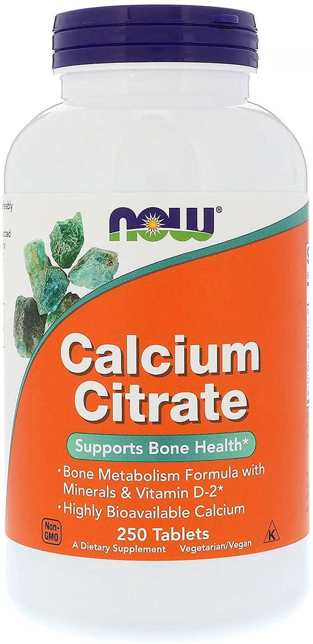 

Кальций цитрат нау фудс Now Foods Calcium Citrate 250 таблеток