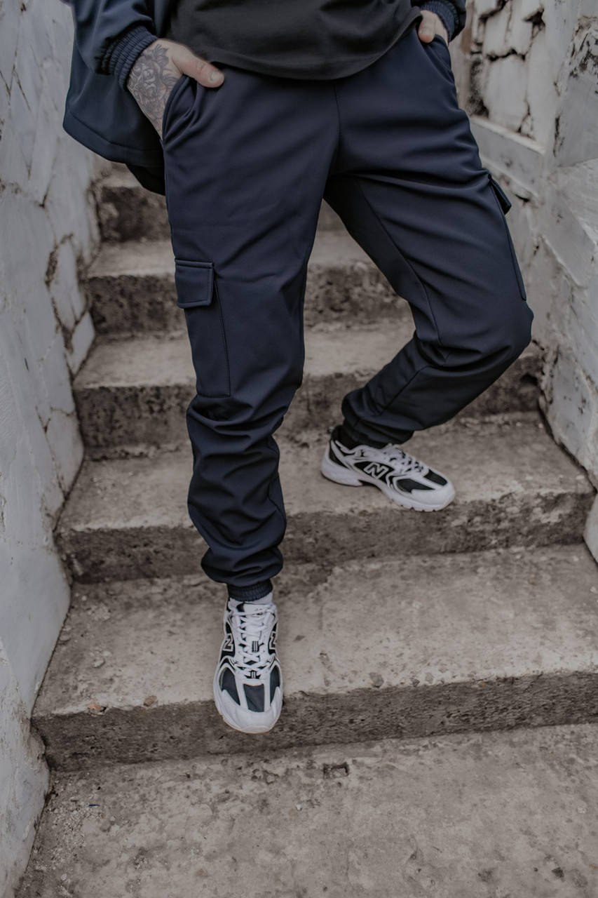 

Штани карго Intruder "Easy" softshell navy 3XL