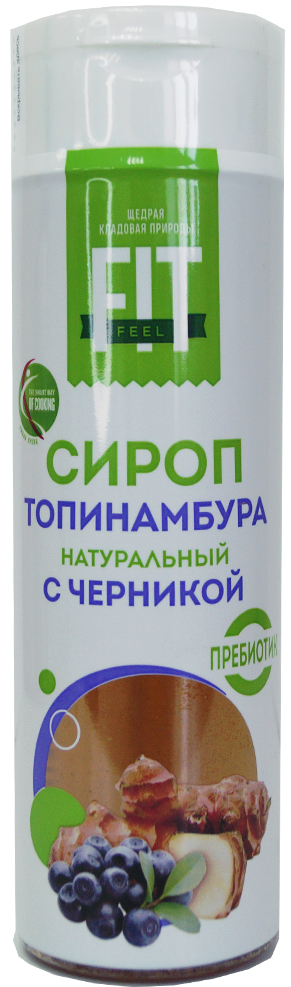 

Низкокалорийный сироп Топинамбура с Черникой ФитПарад Fit Feel (300 грамм)