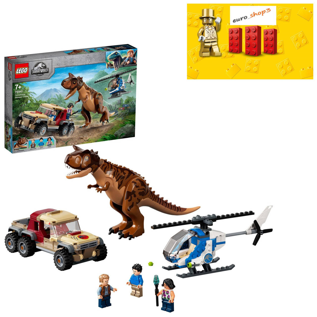 

LEGO Jurassic World Погоня за карнотавром 76941