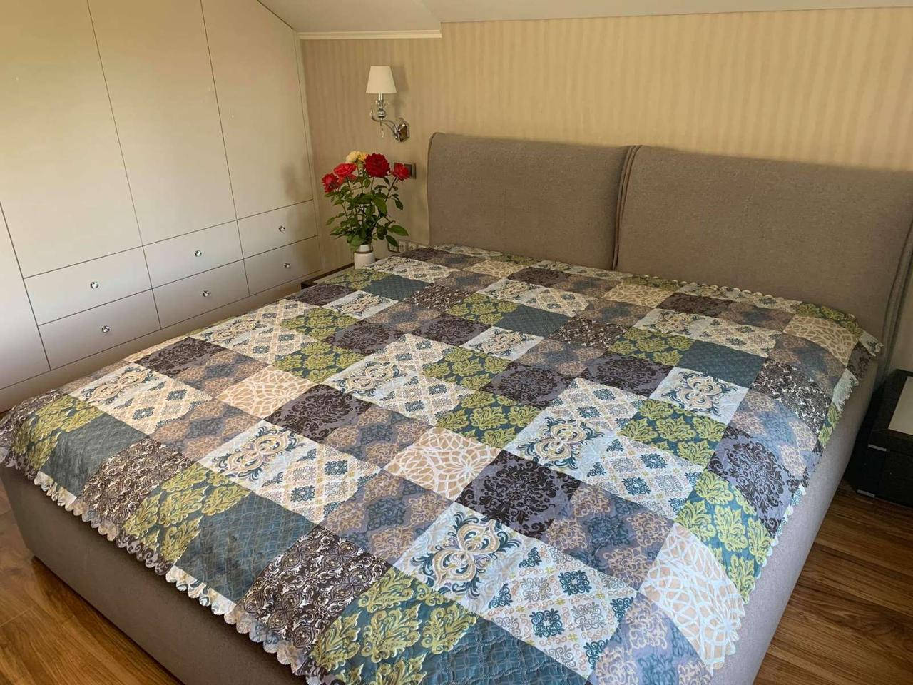 

Летнее одеяло покрывало двуспальное, 175/205, Коричневый