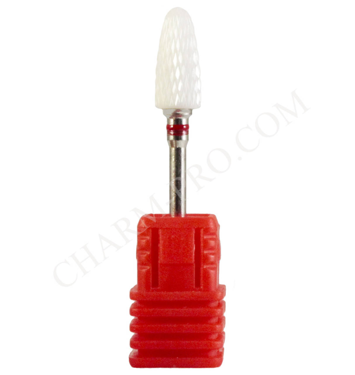 

Керамическая фреза Кукурузка для снятия искусственного покрытия мелкая зернистость (Красная)