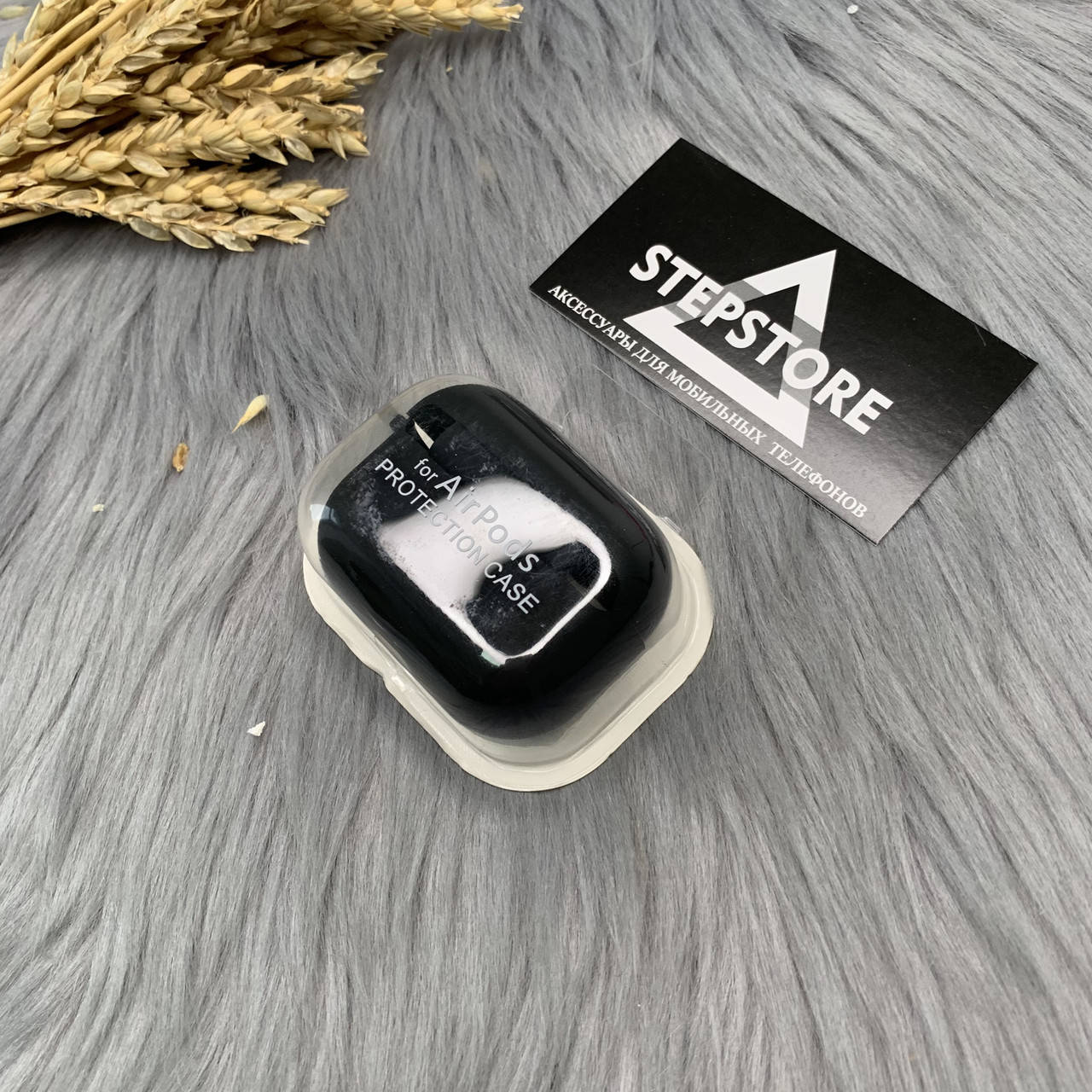 

Чехол для Apple Airpods pro с микрофиброй внутри Silicone case cover силиконовый толстый противоударный 1. Black