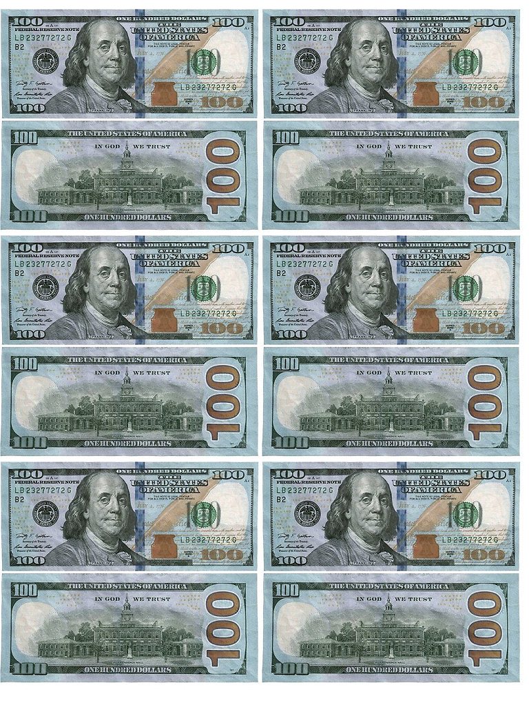 

100 долларов