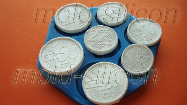 

Силиконовый молд "Монеты набор"