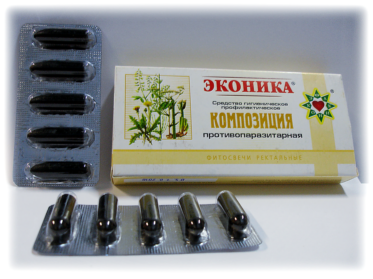 

Свечи Эконика Противопаразитарные 10 шт