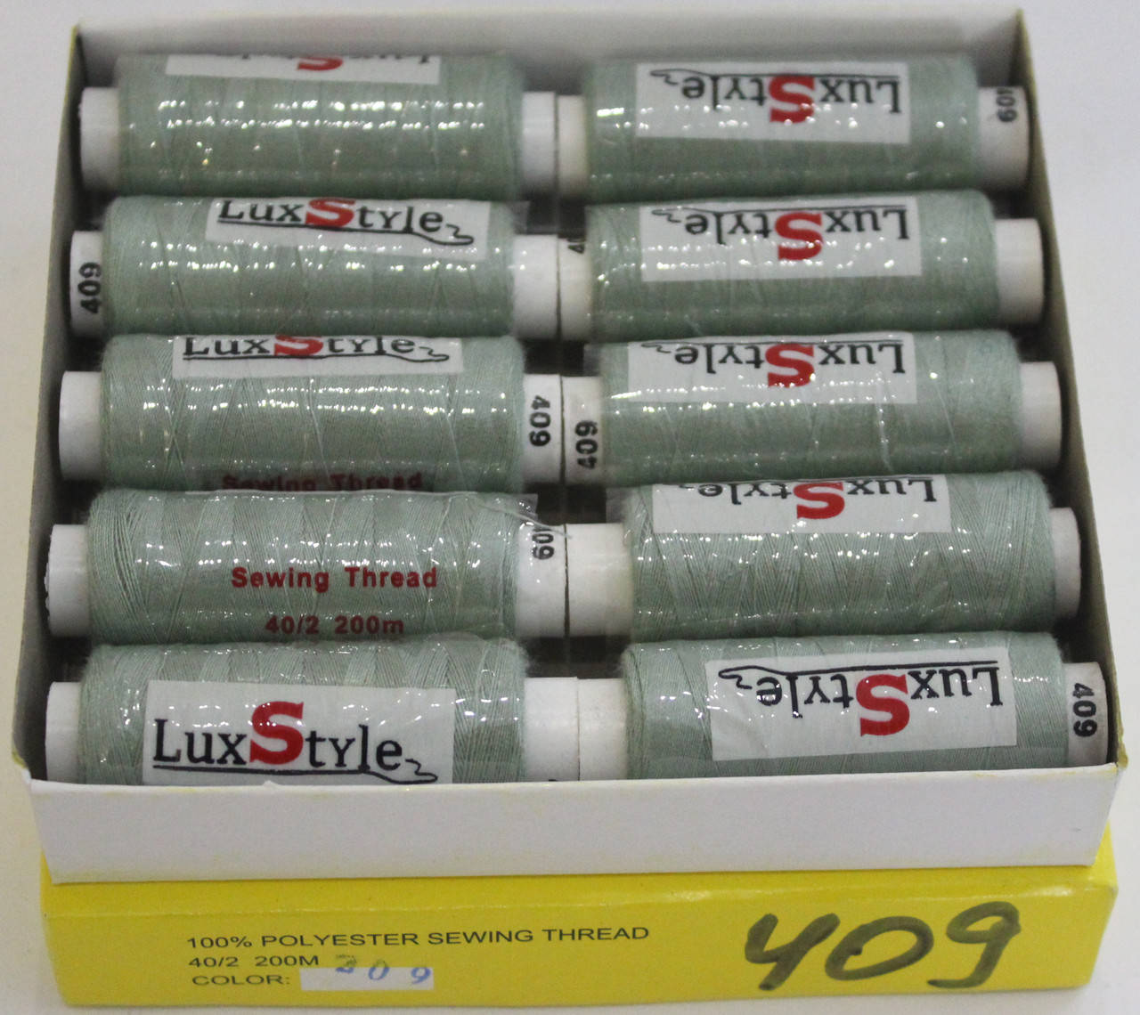 

Нитки швейные LuxStyle 40/2-200м (100% полиэстeр) №409, Разные цвета