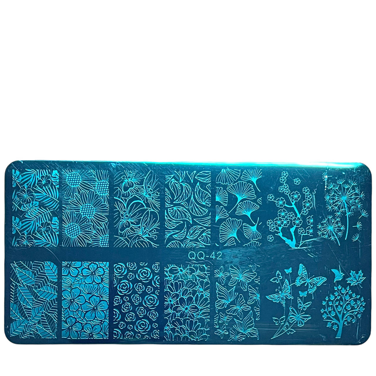 

Диск - пластина для стемпинга металлический прямоугольный, маленький (12 см на 6 см) QQ-42 (40)