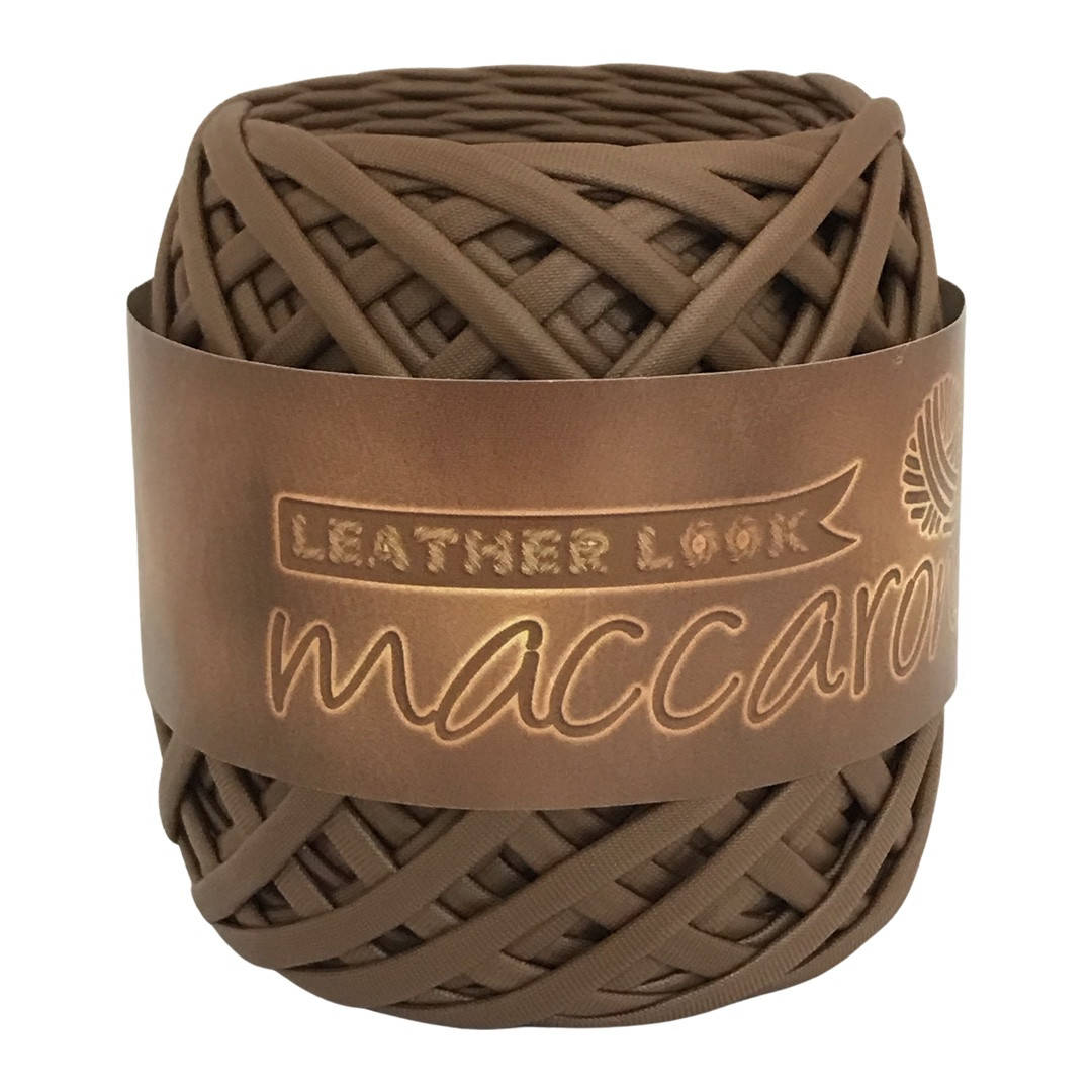 

Полиэстеровая пряжа под кожу Leather Look Maccaroni , светло-коричневый