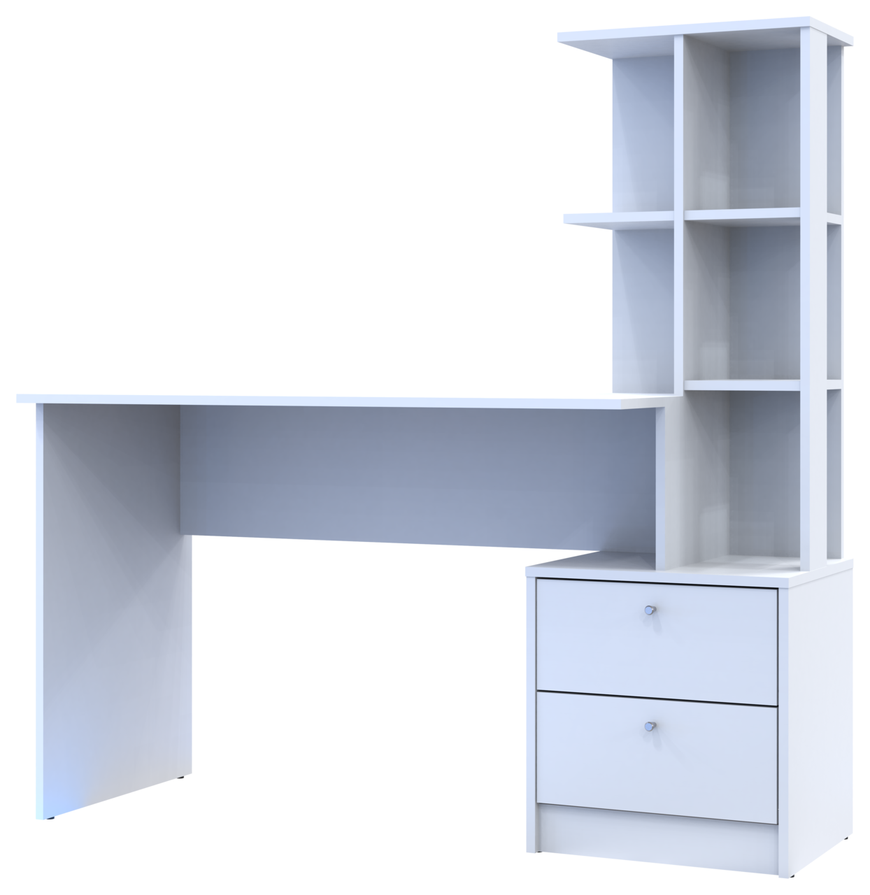 Офісний стіл Doros Т7 Білий 136х55х138 (81373482) 4