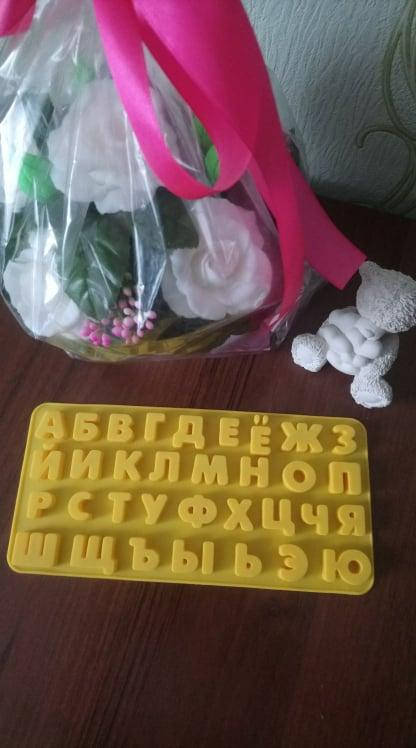 

Силиконовый алфавит на планшете