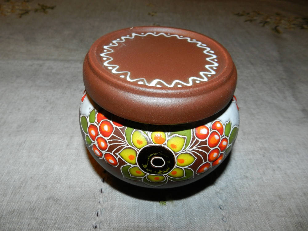 

Горщик для запікання з кришкою "Кераміка Рушник" 0,5 л