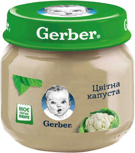 

Овощное пюре Gerber (Гербер) 80г Цвітна капуста