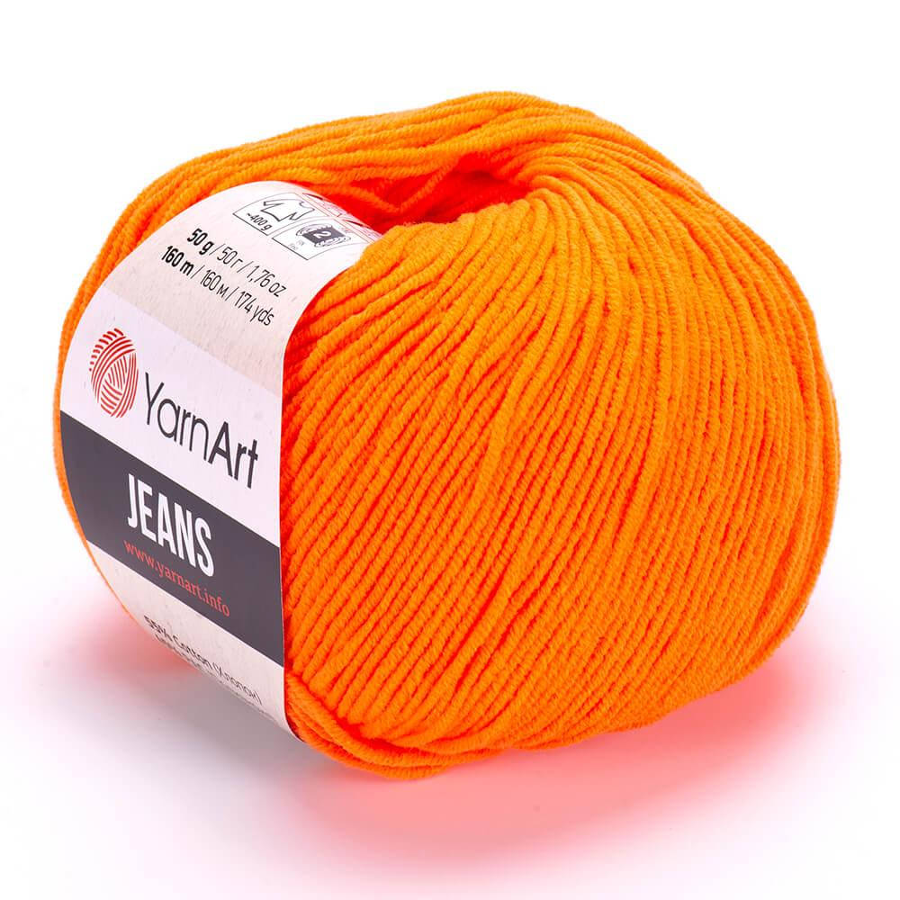 

Пряжа YarnArt Jeans 77 оранжевый