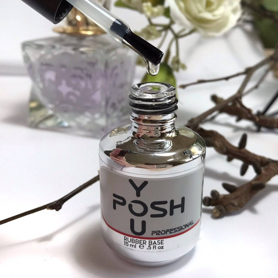 

База YouPOSH Rubber Base – каучуковая база для гель-лака, 15 мл