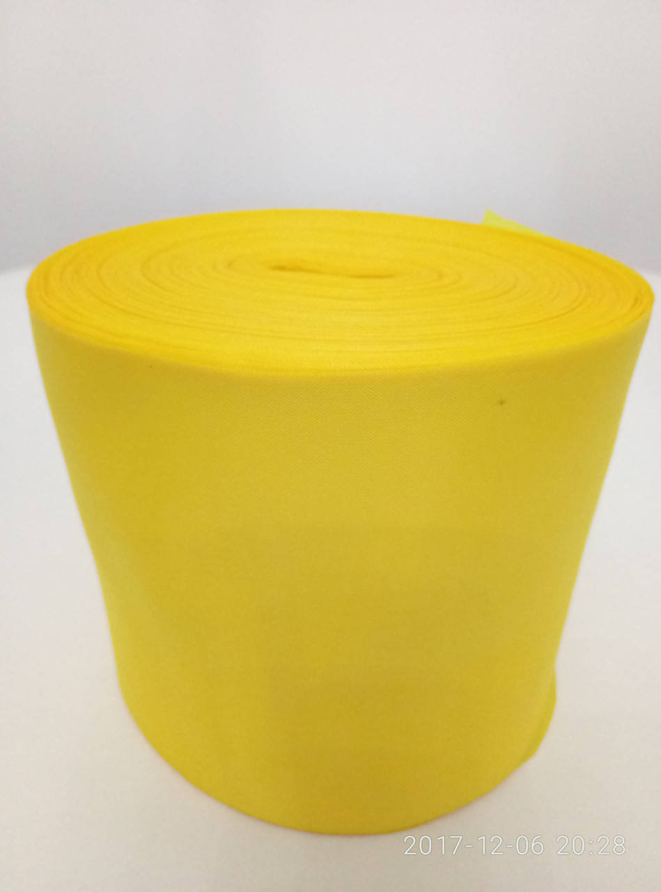 

Лента желтая шелковая 10см., Желтый