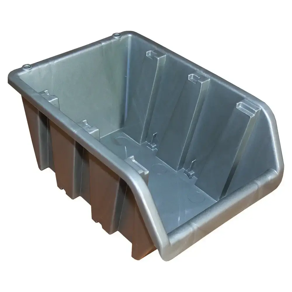 

Ємність мала для метизів, вставна 160х100х85 сірий металік