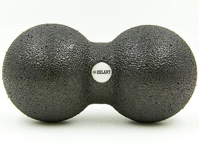 

Массажный мяч двойной DuoBall Massage EPP 16x8 см для массажа спины (FI-6664)