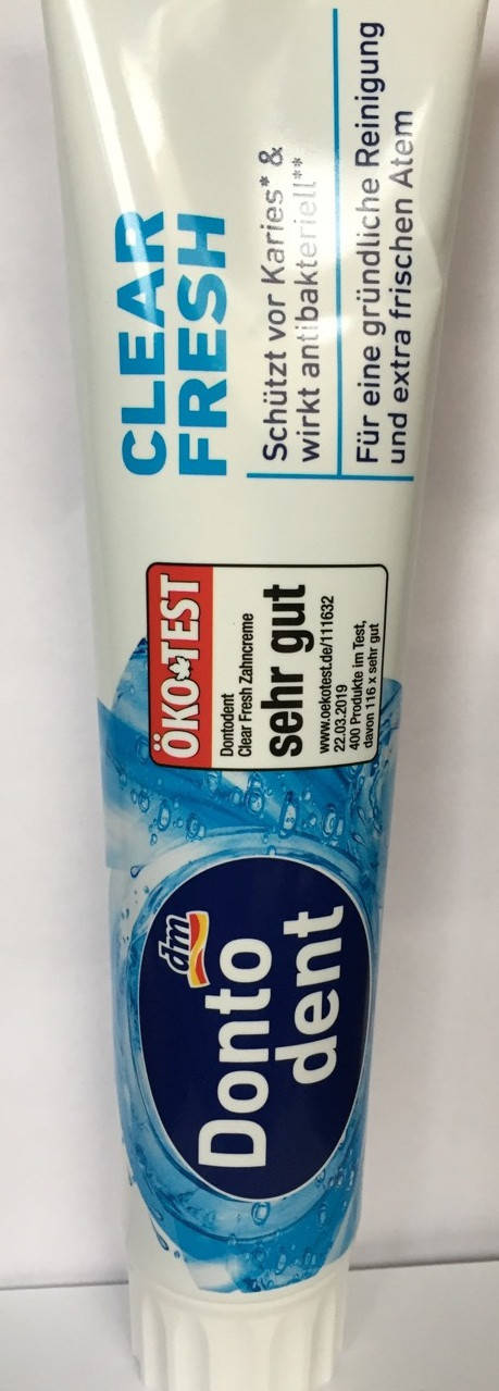

Зубная паста Dontodent Clear Fresh 125мл