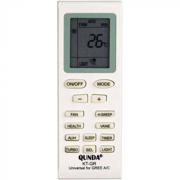 

Универсальный пульт для кондиционера QUNDA KT-GR