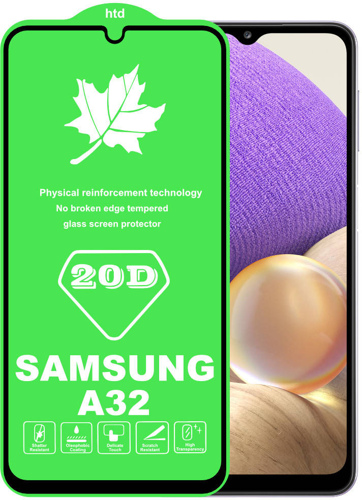 

20D Стекло Samsung Galaxy A32 A325 (большой радиус) (Самсунг Галакси А32)