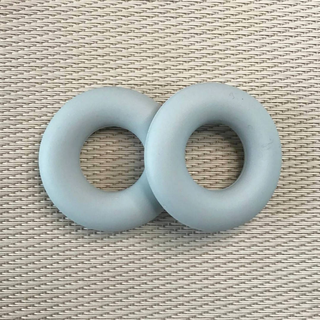 

Бублик кольцо силиконовое Серый светлый