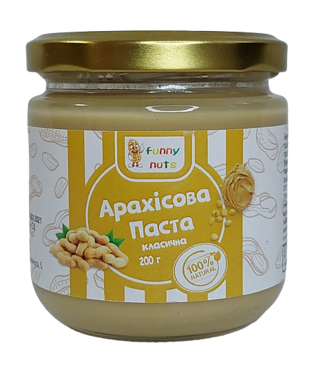 

Арахисовая паста классическая (стекло) 200 г