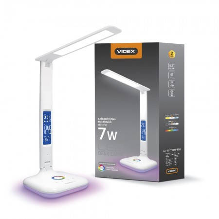 

LED лампа настольная VIDEX VL-TF05W-RGB 7W 3000-5500K 220V(16шт/ящ)