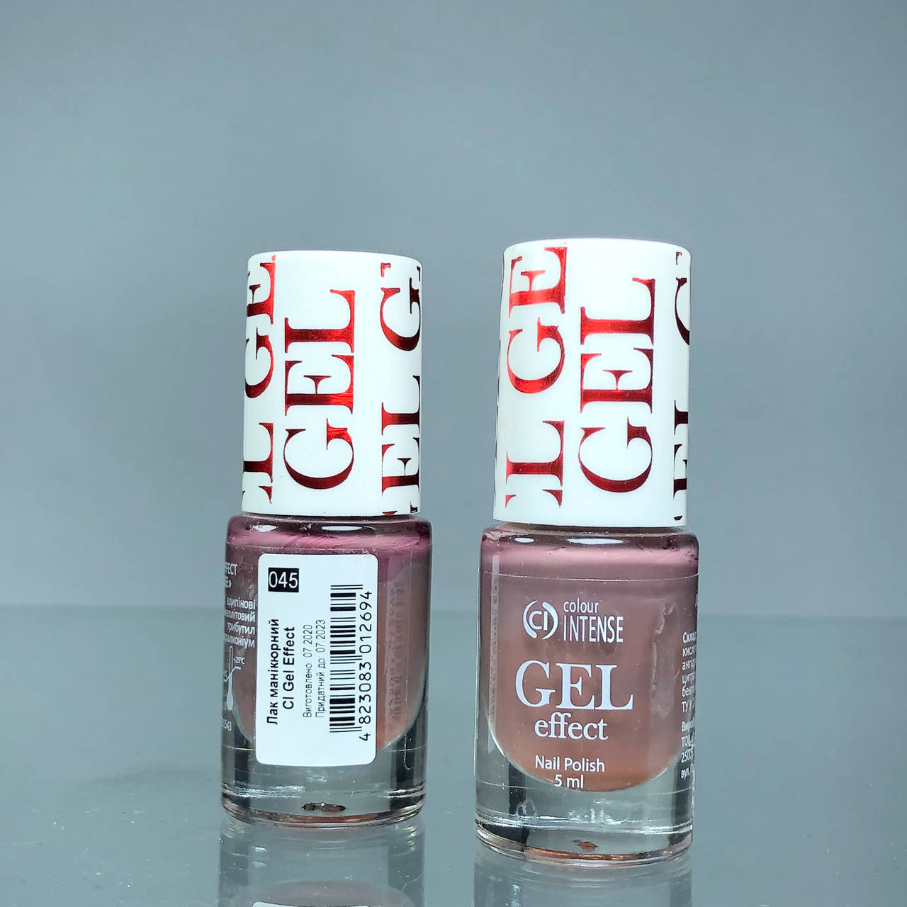 

Лак для ногтей Colour Intense Gel Effect 5 мл CI 65 № 045 Матовый Тёмный Дымчато-розовый