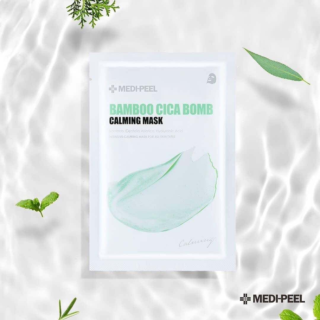 

Успокаивающая маска с экстрактом бамбука Medi Peel Bamboo Cica Bomb Calming Mask