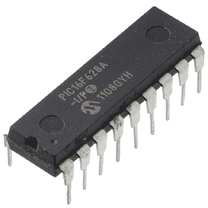 

PIC16F628A-I/P DIP18(3-5.5V; 8bit; 20MHz; USART; 3 таймера; 2 комп. 15 I/O)