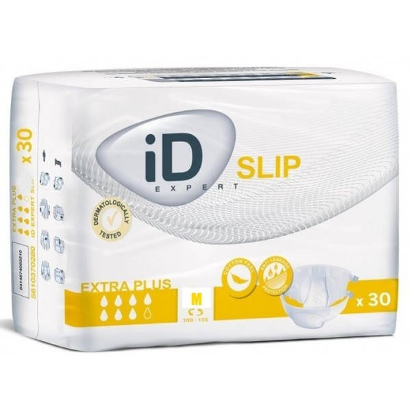 

Подгузники для взрослых iD Expert Slip Extra Plus M 80-125 см, 30 шт