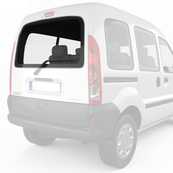 

Заднее стекло Renault Kangoo (97-07) на Ляду с Електрообогревом (Рено Кенго), Зелёный