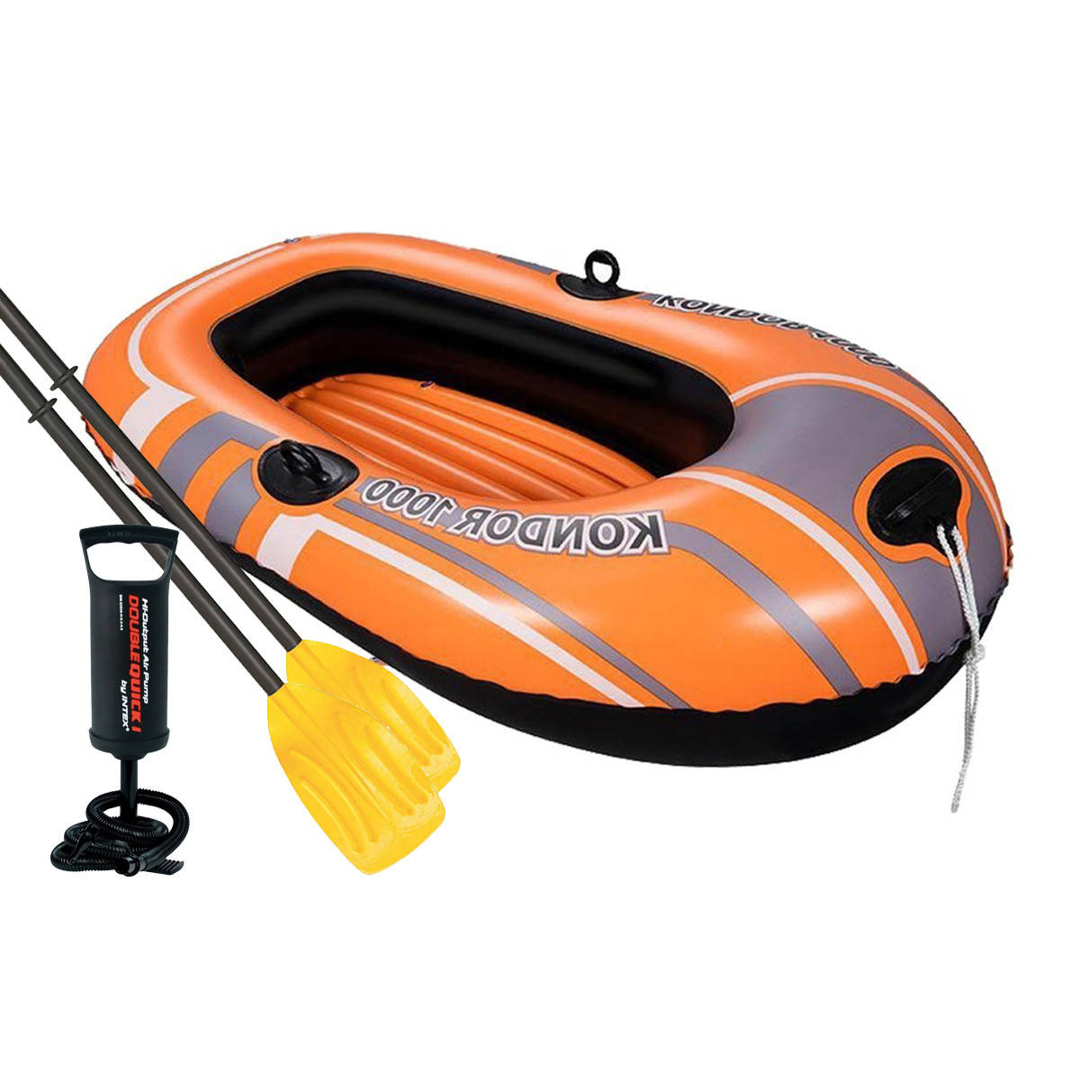 

Одноместная надувная лодка Bestway 61099-2 NE, Kondor 1000 (Hydro Force), 145 х 84 см (весла, ручной насос).