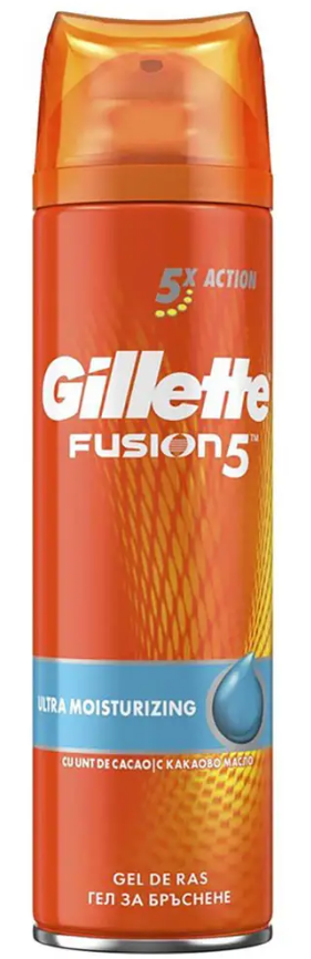 

Гель для гоління Gillette Fusion 200мл зволожуючий