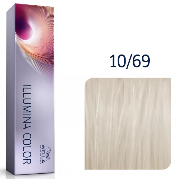 

Краска для волос Wella ILLUMINA Color 10/69 яркий блонд фиолетовый сандре 60мл