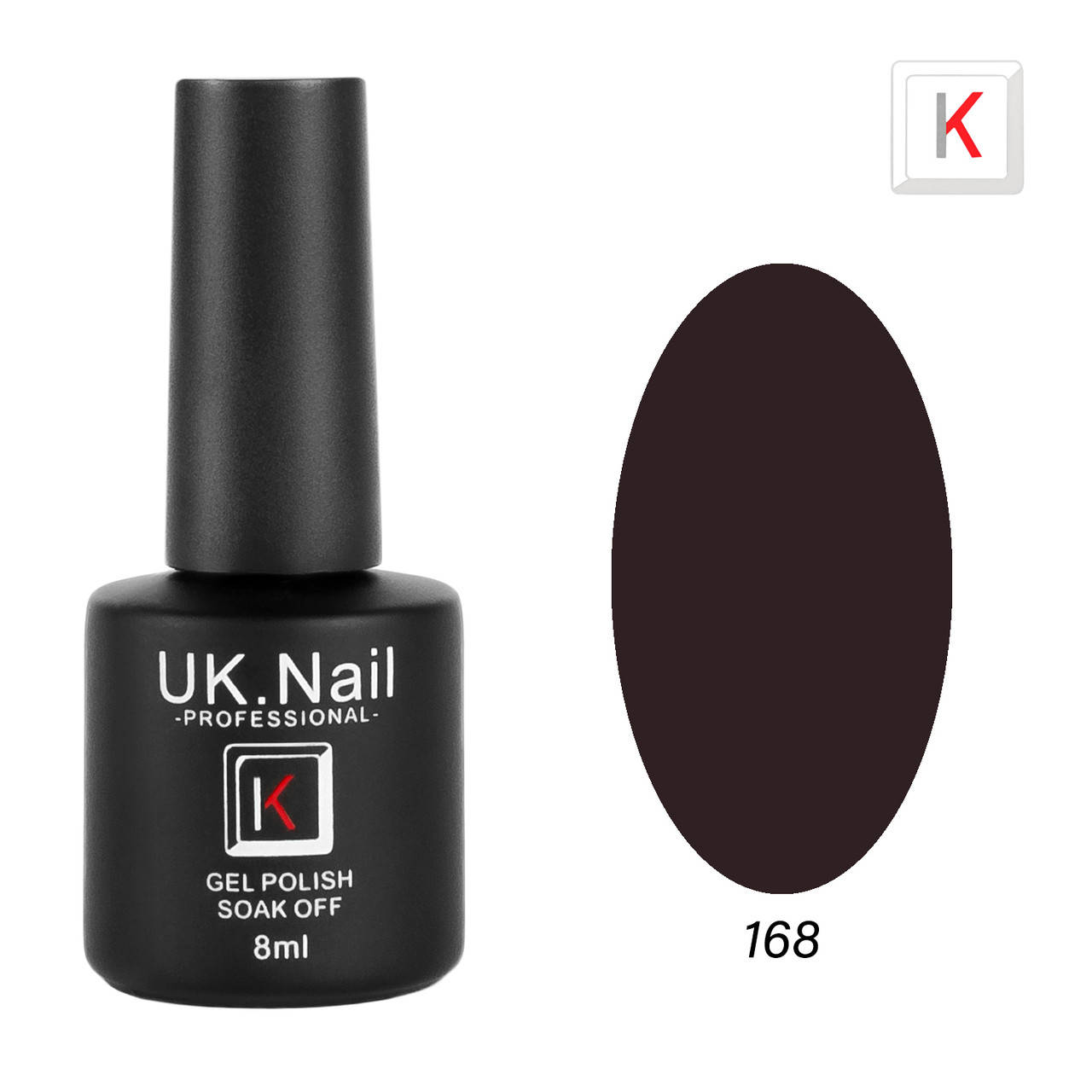

Гель-лаки UK.Nail 8 мл, №168