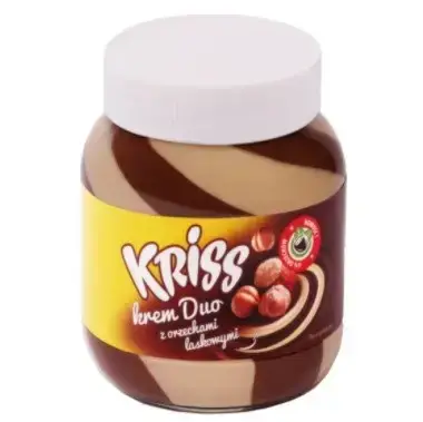 

Шоколадно-молочная паста с орехами Kriss Duo, 350г Польша