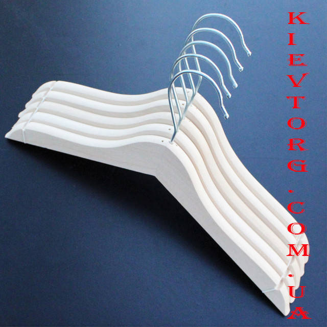 

Вешалки плечики тремпеля деревянные детские для одежды в шкаф, гардероб, школу, магазин ЭКО