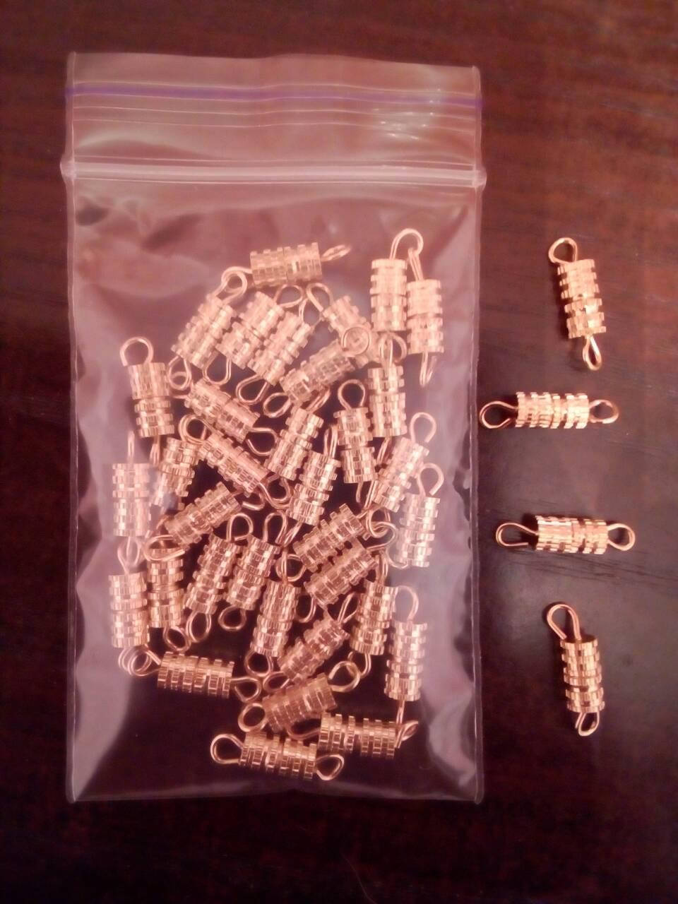 

Застёжка-закрутка цвет золото 20 шт