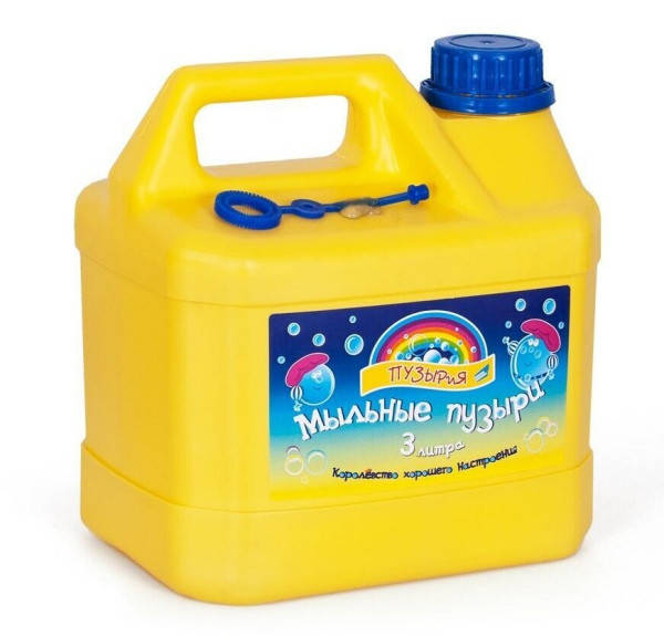 

Жидкость для мыльных пузырей раствор 3 л, BUBBLELAND