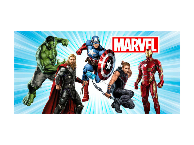 

Наклейка на бутылочку Мстители Avengers