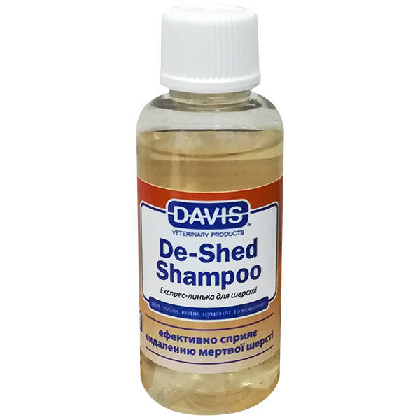 

Davis De-Shed Shampoo ДЭВИС ОБЛЕГЧЕНИЕ ЛИНЬКИ шампунь для собак и котов, 1:10, 50 мл