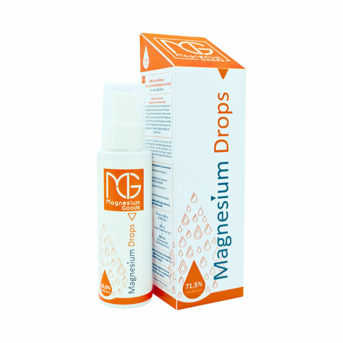 

Магниевый концентрат для внутреннего применения Magnesium Drops 100мл.