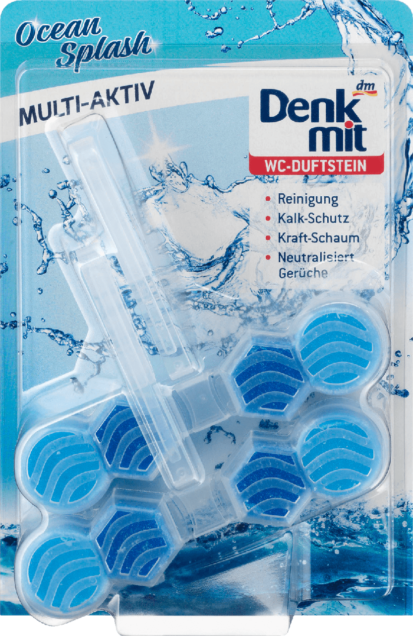 

Подвесные таблетки для унитаза Denkmit WC Multi-Aktiv Ocean Splash