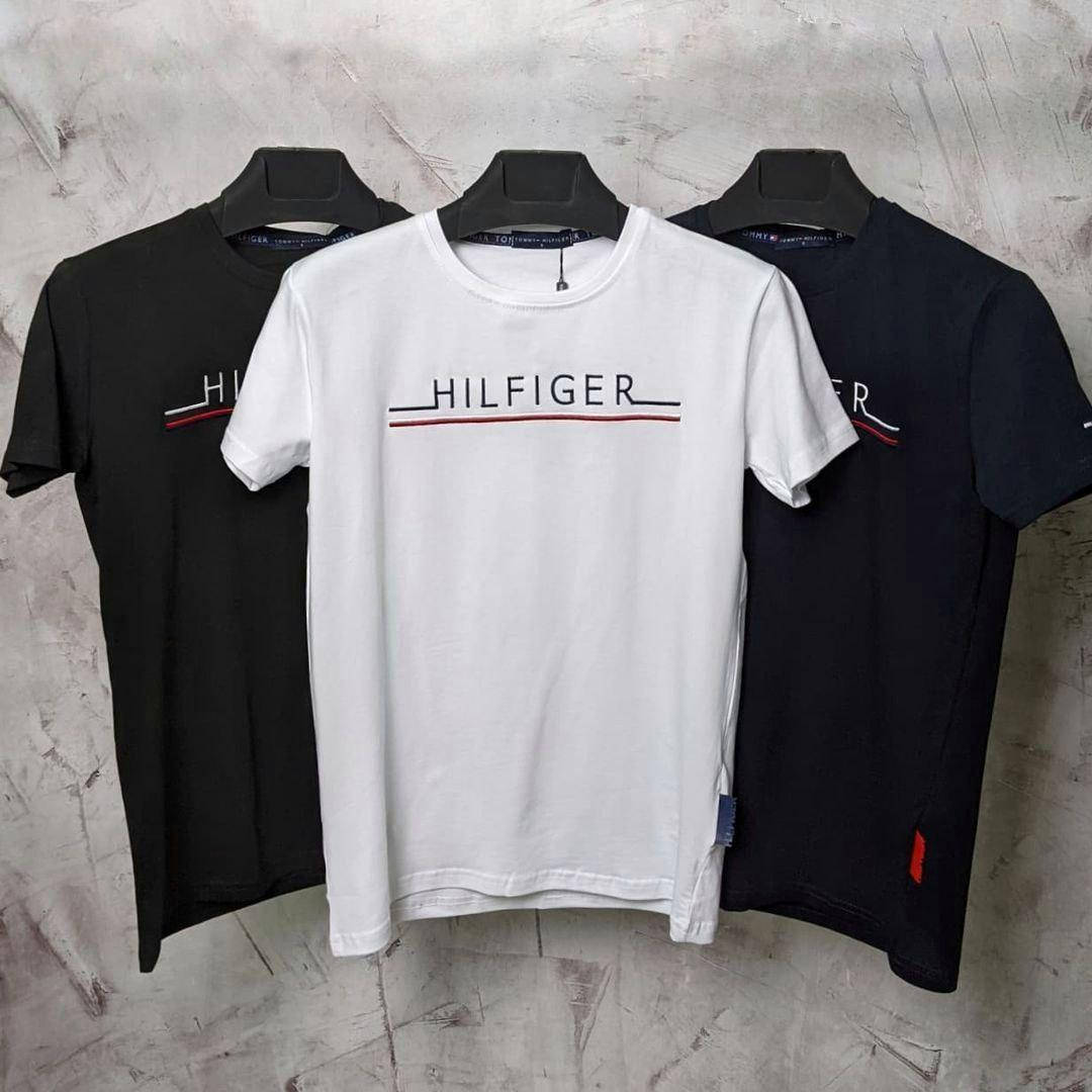 

Футболка мужская летняя Tommy Hilfiger качество ЛЮКС, футболка мужская XXL