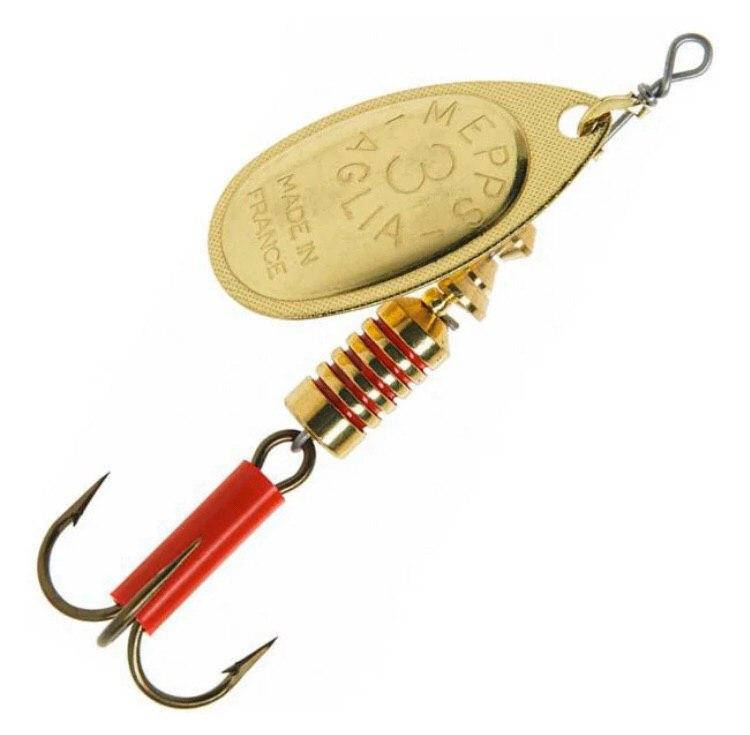 

Блешня обертова MEPPS AGLIA 2 золото-bc, Золотистый