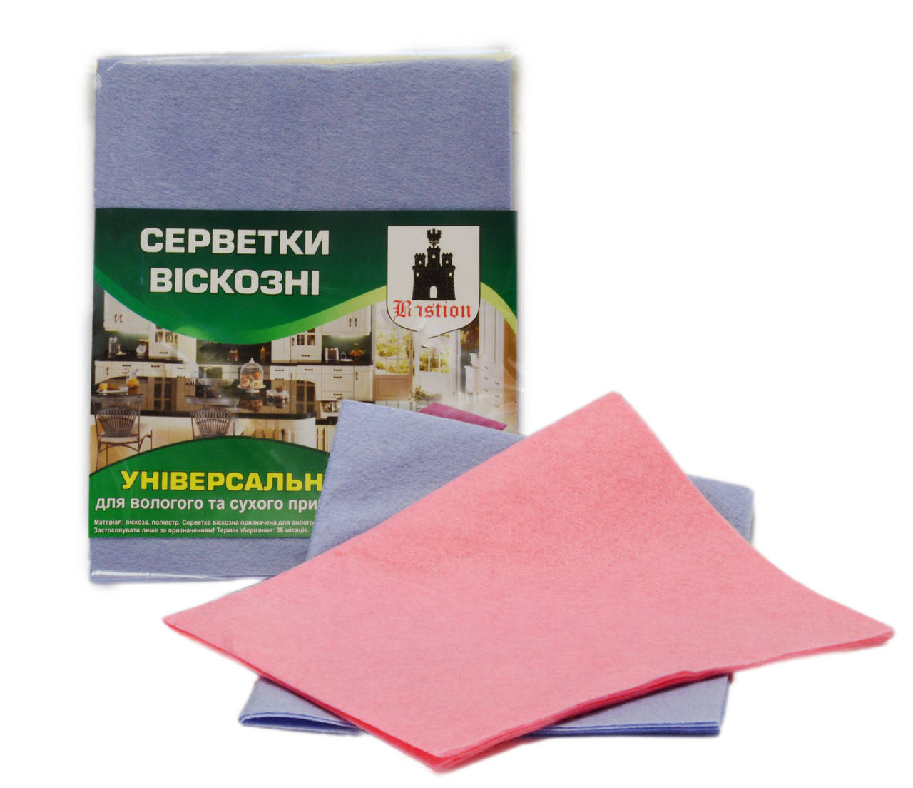 

Серветка віскозна (5шт.), Разные цвета