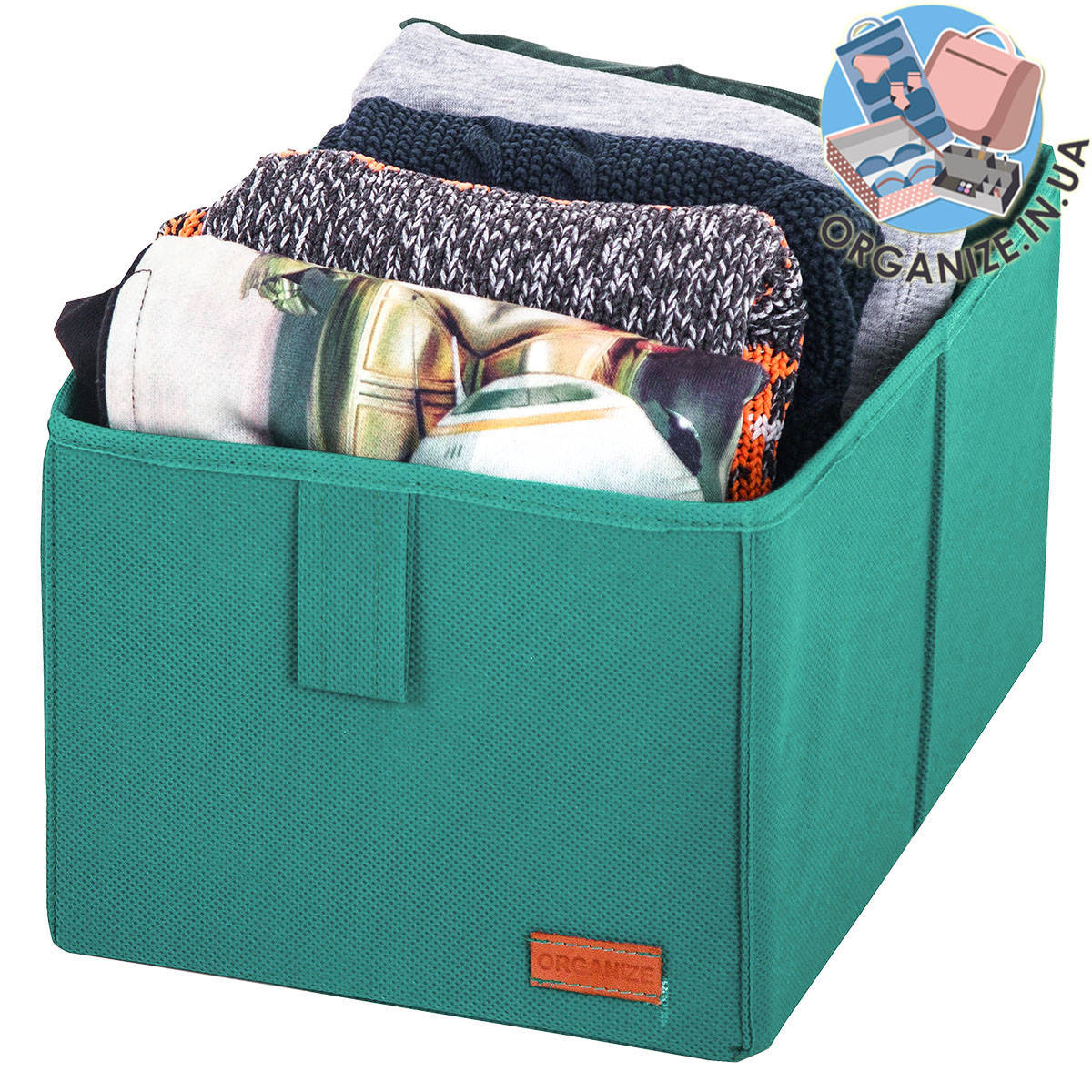 

Органайзер в шкаф для хранения вещей M (лазурь)